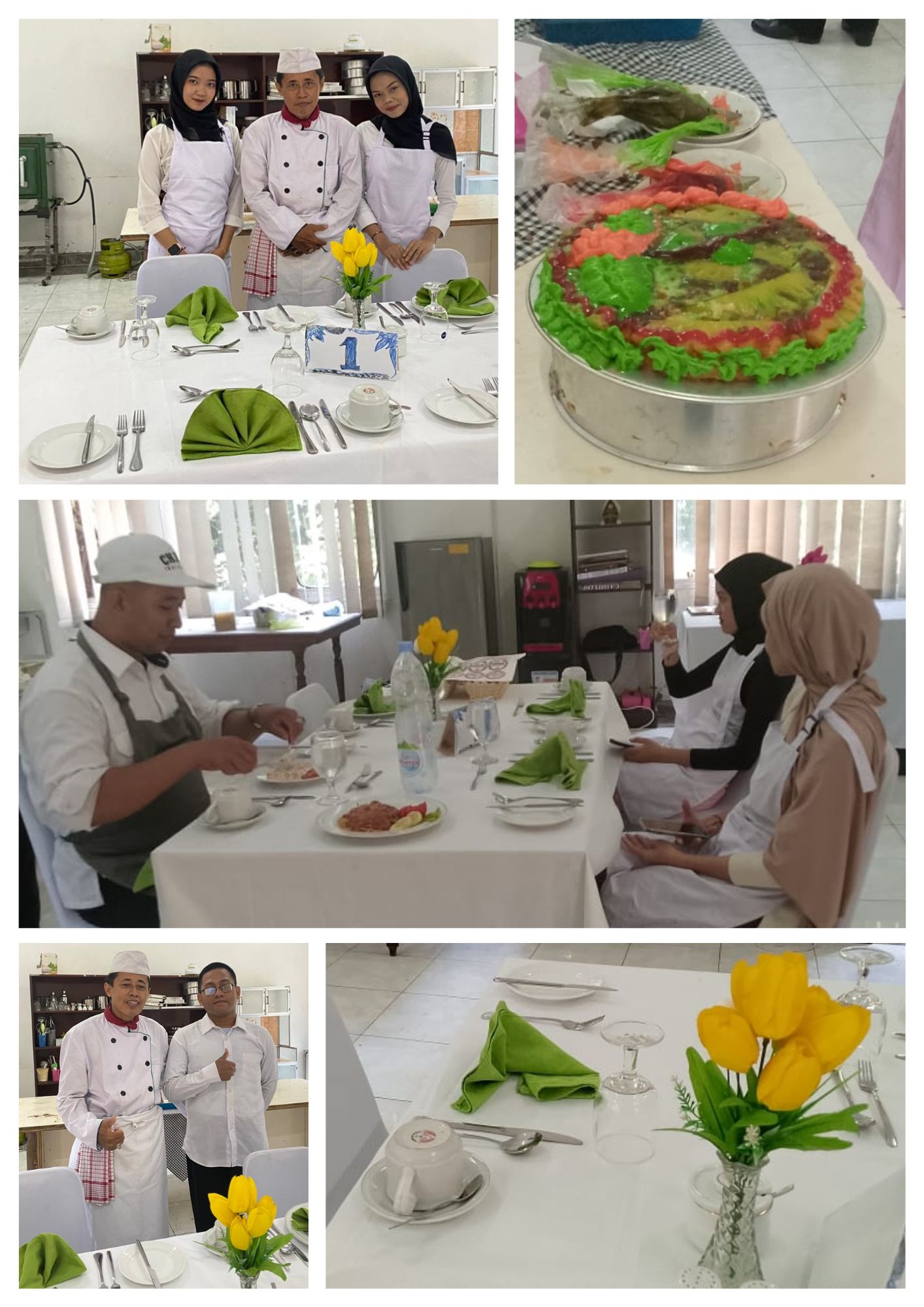 Praktik FnB Services Prodi D3 Perhotelan UNMAHA